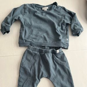 Baby Mori organic cotton sweat suit